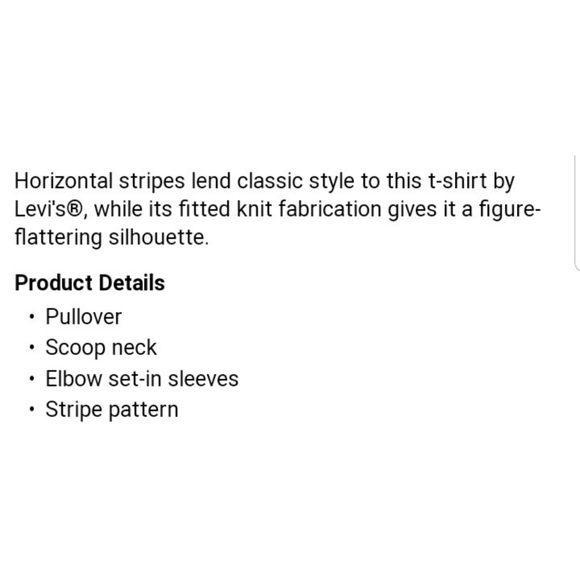 Levi's Multi Colored Striped Tee - Picture 4 of 7